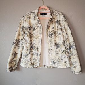 Bianca Nygard Petite Metallic Jacket Sz 12